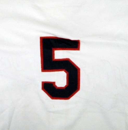 1990 Чикаго Уайт Сокс Рон Кларк 5 Използва в играта Бялата фланелка В играта, за да Използва тениски MLB