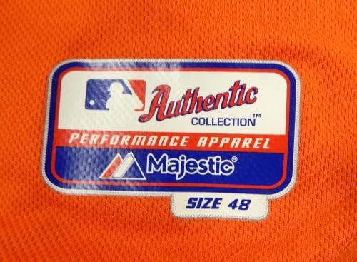 2013-19 Хюстън Астрос 21 Използвана в играта Оранжева Риза, Табела с името на Изтрита 48 DP25498 - Използваните В играта тениски MLB