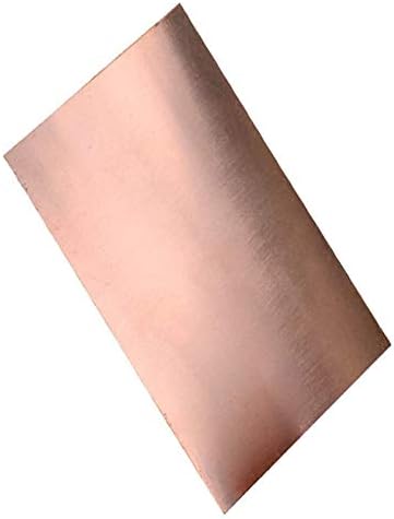 Латунная плоча Меден лист Percision Metals Дебелина стелажи от латунного ламарина: 3 мм / 0,12 инча Метална медни фолио (размер: 200 mm x 600 mm)