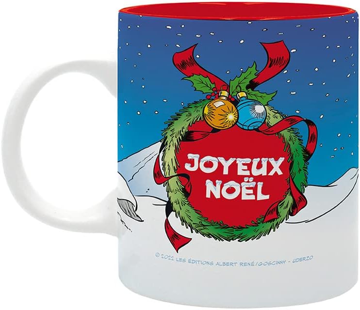 ДОБЪР ПОДАРЪК - Чаша Asterix Joyeux Коледа [На френски език]