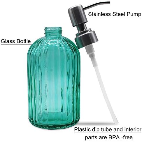 Опаковка сапун за ръце V-Shine, Дозатори за Течен сапун за Еднократна употреба, с 304 Помпи от неръждаема стомана, Защитени от ръжда, Захранващи Кухненския сапун премиум