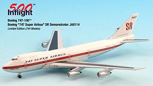 Демонстрации Flight500 Super Airbus SR 747-100 в мащаб 1:500, Произведен под налягане, РЕГ.#JA8114
