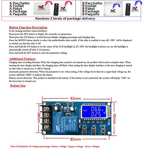 DC 6-60 В 30A Модул за управление на зареждане за съхранение Такса Защита на Зарядно Устройство, Превключвател на Време и LCD дисплей XY-L30A