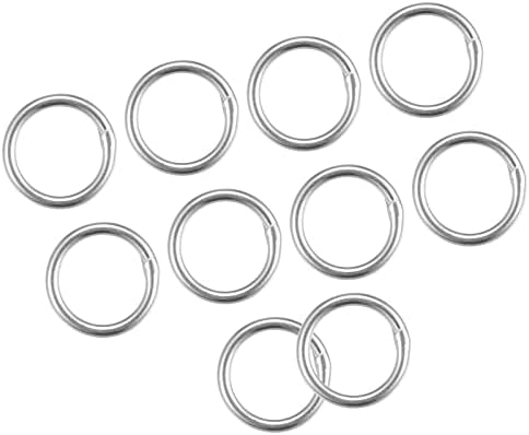 Уплътнителни пръстени от неръждаема стомана METALLIXITY 316 (25x4 мм) 10 бр., сварное кръгъл пръстен - за въжета, висящи предмети