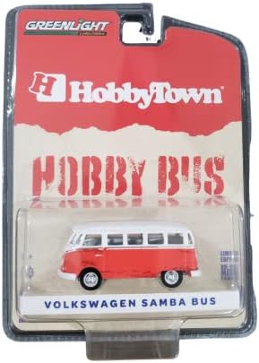 Greenlight 51419 Автобус Samba Ексклузивно издание на HobbyTown, Хвърли под налягане в мащаб 1/64 от Rust