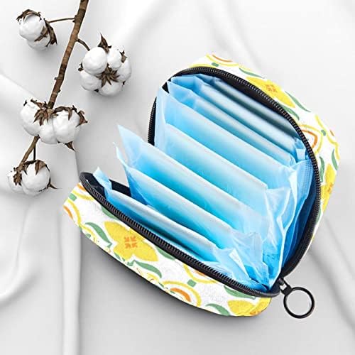 Чанта за съхранение на Хигиенни Кърпички ORYUEKAN, Преносими Многократна употреба Менструални Тампони джоб, Чанта за Съхранение на Тампони за жени и Момичета, Ретро Ет