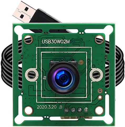 ELP VGA Супер Мини Широкоъгълен USB Модул Камера с обектив 100 градуса Висока Скорост на 480P 60fps UVC USB2.0 Такса уеб камера OV7725 Вградена Индустриална Камера за компютър Raspberry Pi, в jetson Nano