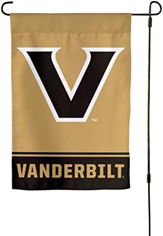 Градински флаг Университета Вандербилт Commodores VU Банер от полиестер (дизайн B)
