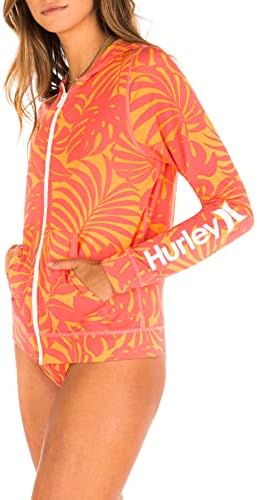 Дамски Стандартна hoody Hurley с качулка на цип-Рашгард