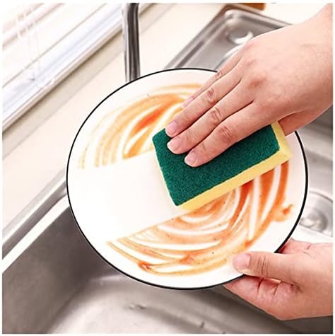ZHYLing Гъба за миене на съдове Домашна Четка За почистване на Гъба за Кухня Гъба за миене на Съдове Гърне Двустранно Кърпа За миене на Кухненски Инструменти (Цвят: 5 бр.