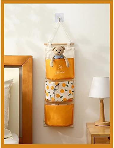 Шкаф за детски организаторите и съхранение, текстилен, с монтиран на стената отделение, чанта за съхранение, задната подвесная чанта, подвесная чанта