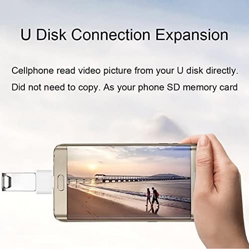USB Адаптер-C Female USB 3.0 Male (2 опаковки), който е съвместим с вашите Xiaomi Mix Exclusive Edition, ви позволява да конвертирате допълнителни функции, като например клавиатури, флаш памети, мишки и т.н. (Черен)