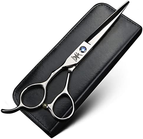 XUANFENG Леви 6-инчов Ножици за коса, Фризьорски Предни нож за рязане и филировки, Професионални ножици от стомана 9cr18 (ножици за рязане на Aurora)