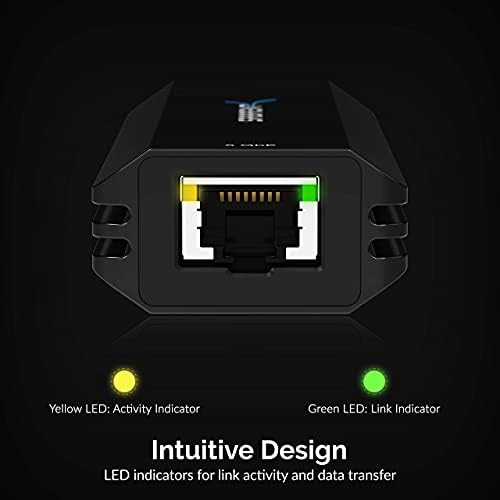 Двойна HDMI адаптер SABRENT USB Type-C + USB Type-A или Type-C за да се свържете с 5-Гигабитному Ethernet-адаптер