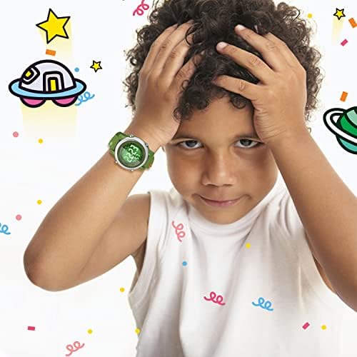 Детски часовник Viposoon с водоустойчив часовник аларма - Подаръци с Динозаврите, за момчета и Момичета 3-10 години