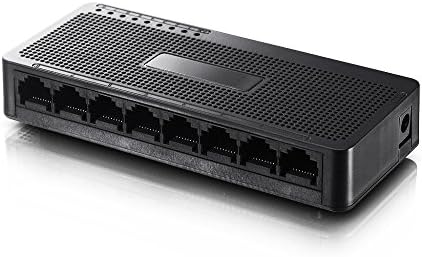 Netis ST3108S 8-портов Fast Ethernet 10/100 Mbit/с|Тенис на Ethernet-сплитер, Ethernet hub, щепсела и да играе, оптимизация на трафика, Автоматично съгласуване на порта RJ-45 с компактен дизайн