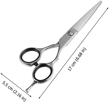 Фризьорски ножици от неръждаема Стомана, Инструмент За Подстригване на коса Парикмахерскими ножица (Сребрист)