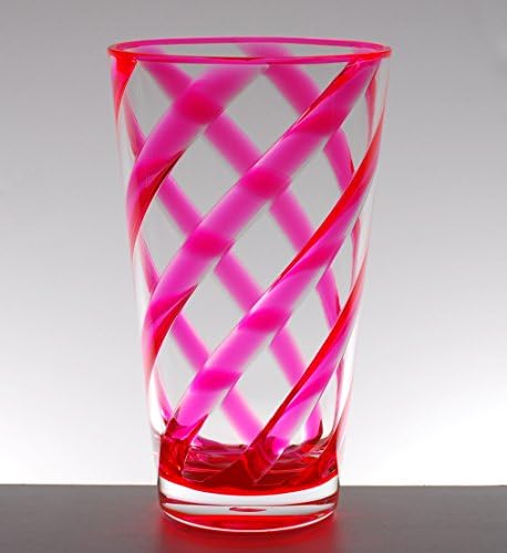 QG 8-Штучная Акрилна Чаша за Чай с Лед, с тегло 16 грама и 22 грама в Неоново-Розова Лента с Набор от Прозрачни Пластмасови Чаши върху Дебелото Основа
