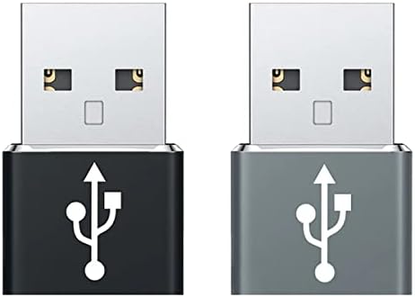 Бърз USB адаптер-C за свързване към USB-порт, който е съвместим с вашия Sony Xperia XZ3 за зарядни устройства, синхронизация, OTG-устройства, като клавиатура, мишка, Zip, геймпад, pd (2 опаковки)