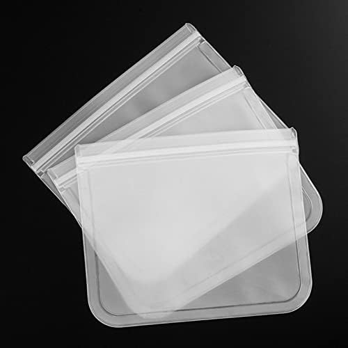 Baoblaze Торби за Многократна употреба, за съхранение на хранителни продукти на БПА Плоски найлонови торбички за Многократна употреба Галлоновые опаковки за Сандвичи и Закуски, Закрываемые за Месо и Зеленчуци, Определени