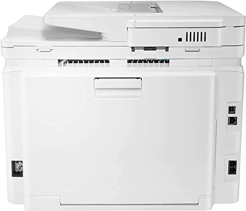 Безжичен лазерен принтер HP Color Laserjet Pro M283cdw Всичко в едно, 260 Листа, 22 стр/мин., 600x600 dpi, Автоматичен двустранен печат, Дистанционно мобилна печат, Факс, печат с възможности за сканиране, Бял, USB-кабел