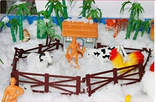 Amosfun Коледна Украса 500 г/17,6 унции Магически Сняг САМ Изкуствен Сняг на Прах Имитация на Снежни Подпори Вечерни Коледна Украса на Детски Подарък