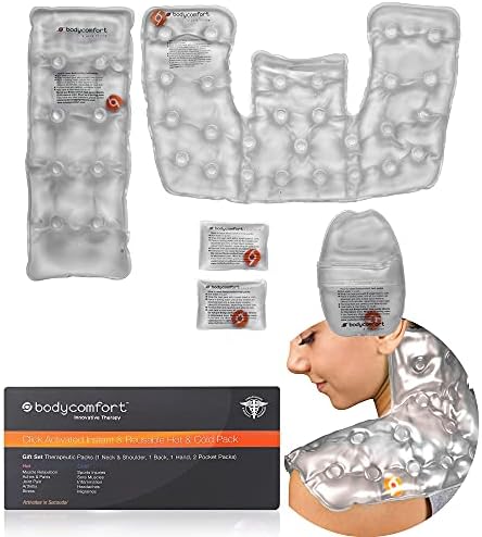 Подаръчен комплект за многократна употреба Body Comfort с мигновено изгаряне (пакети за гърба, врата и раменете, ръцете и джобовете) и пакет за повторно варене