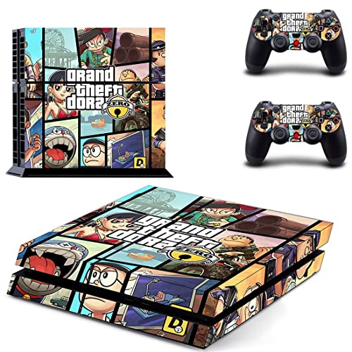 За PS5 ЦИФРОВА игра Grand GTA Theft And Auto Стикер на кожата PS4 или PS5 За конзолата PlayStation 4 или 5 и контролери Vinyl Стикер DUC-5319
