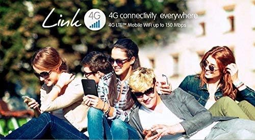 Alcatel Линк Zone 4G LTE Global MW41NF-2AOFUS1 Мобилна точка за достъп Wi-Fi Заводска Отключване на GSM До 15 потребители-Wi-Fi САЩ, Латински, Карибския Басейн, Европа MW41NF