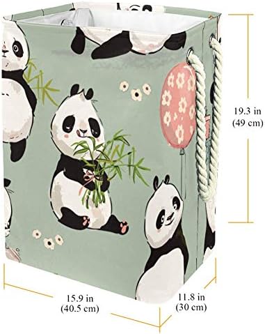 Колекция Unicey Little Panda Водоустойчив Кошница за Дрехи, Сгъваема Кошница за Домашно Организатор Детска Количка