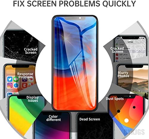 за iPhone 11 PRO Подмяна на екрана с отолог високоговорител Сензор за близост 5,8, 11Pro LCD дисплей, Дигитайзер, 3D Сензорен Пълен Комплект за ремонт Монтаж с водоустойчива сти