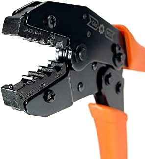 GIZWIZ RF Coax Ratcheting Crimp Tool Lite за оптичен RG58, RG59, RG62, RG174