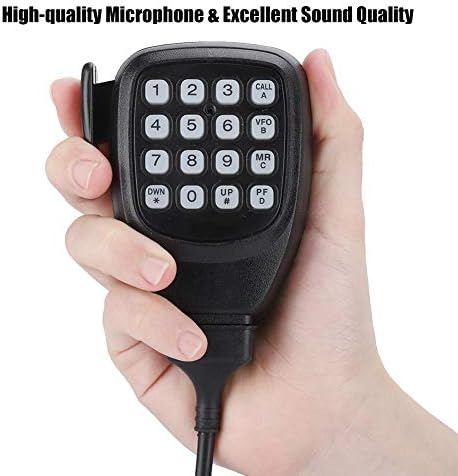 Мобилен Авто Радиомикрофон KMC-32, 8-пинов хендсфри Говорител, Микрофон с Мини-клавиатура за по-Kenwood TM481, TM281, TM471, TM271, TK868G, TK768G