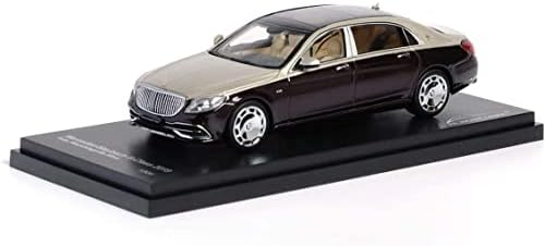 Почти истински 420107 Mercedes Maybach S-Class - 2019 - Рубинено-Черно/Сребристо-арагонитовый, в Мащаб 1/43, Готов автомобил