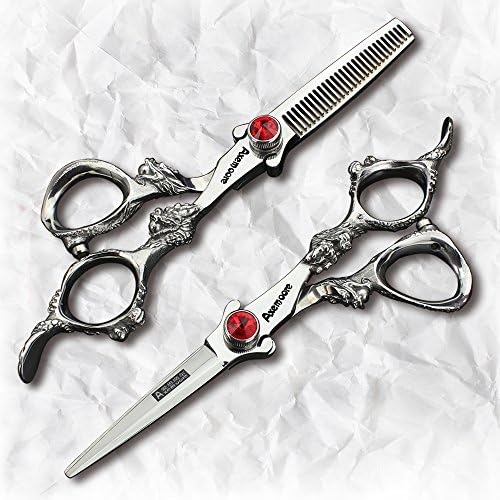 Професионални ножици за коса 6-инчов дръжка за индивидуално нож за стайлинг на коса инструмент за подстригване на коса (филировочные ножици)