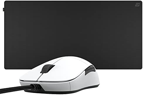 ENDGAME GEAR XM1r Бяла Програмируеми Детска Мишка в пакет с MPC 1200 Stealth Edition Black Геймърска Подложка за мишка Cordura