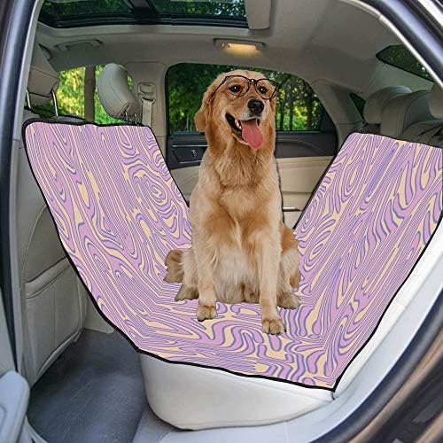 ENEVOTX Калъф За седалка кучета Индивидуален Дизайн Цвят Стил Цветя Сладък Печат на Седалките на колата за Кучета Водоустойчив Нескользящий Здрав Мек Пат столче за Ко