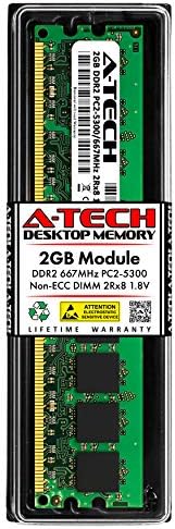 Подмяна на памет A-Tech обем 2 GB за Hynix HYMP125U64CP8-Y5|DDR2 667mhz PC2-5300 UDIMM Без ECC 2Rx8 1,8 V 240-Пинов модул с памет