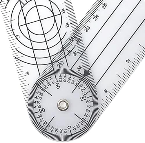 QUUL 0-140 мм 360 Градуса Ъгъл на Угломера Медицински Ъгъл на гръбначния Стълб Линия Ъгъл Инклинометр Линия Транспортир Угломер Измервателен Инструмент