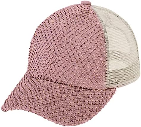 Бейзболна шапка на C. C Glitter Пайета Hear Stone с мрежа (BAB-8038) (BAB-8039) (BAB-8040) (BAB-8041) (TCB-07) (TCB-10) (TCB-11)