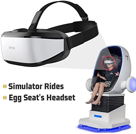 Слушалки виртуална реалност DPVR E3C, Набор от виртуалната реалност за бизнес, Слушалки Egg Seats, Състезатели на Симулатора на виртуална реалност, VR Мото, Слушалки виртуалната реалност Не за лично на потребителя и