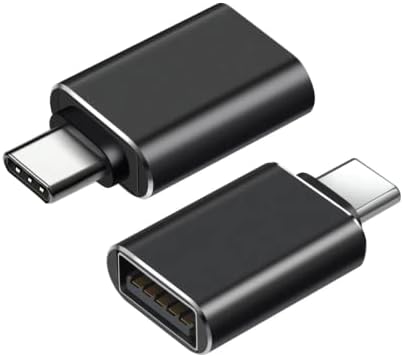 USB Адаптер C към USB, комплект от 2 теми, Съвместима с MacBook