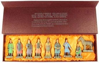 ZAMTAC Теракота Армейските воини Занаяти Украса Xi ' an Спомен Маркови китайски Изпрати подарък на Чужденец, Заминават за чужбина Чуждо дело - (Цвят: 9 комплекта)