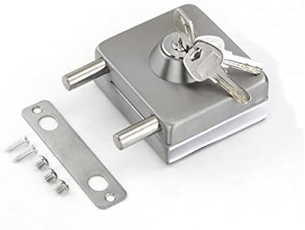 Система за заключване на вратите от неръждаема стомана, с 3 ключове за Офис Баня Без пробиване MMS104 1БР (Цвят: 012A)