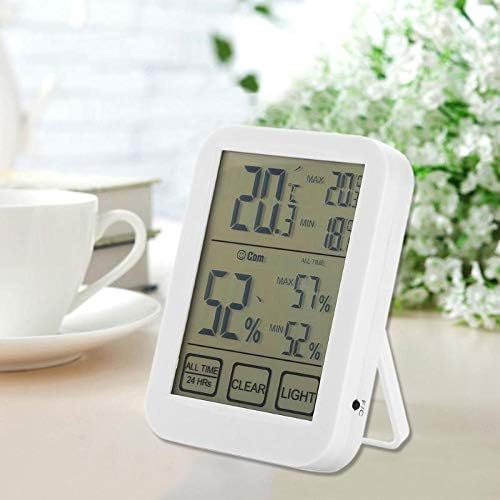 WSSBK Сензорен Екран Цифров Термометър, Влагомер Електронен LCD Измерване на Температура И Влажност на въздуха