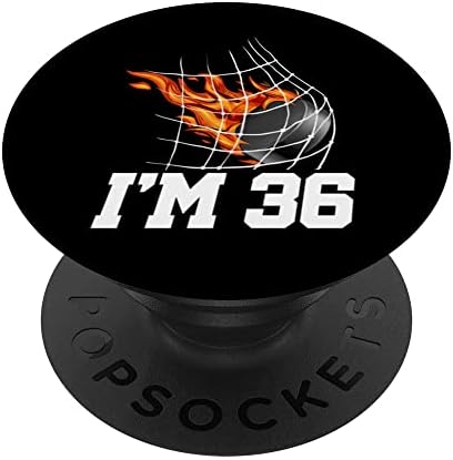 Аз съм 36 години Мрежа за хокей на порта Спорт За Възрастни на 36-ия Ден от Раждането PopSockets С възможност за смяна на PopGrip