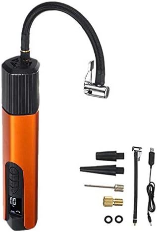 TWDYC 140PSI USB Безжичен Въздушен Компресор LCD Ръчна Помпа за Надуваем Автомобили, Велосипеди, Гуми, Топки, Пръстени за Плаване (Цвят: A)