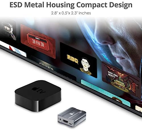 Сплитер SIIG 4K, HDMI, 1 в 2 изхода, HDR с EDID, двоен сплитер HDMI 1x2, честотна лента HDCP Bypass 2.2/1.4 18 Gbit/s, съвместим с HDMI 2.0 a (CE-H26J11-S1)