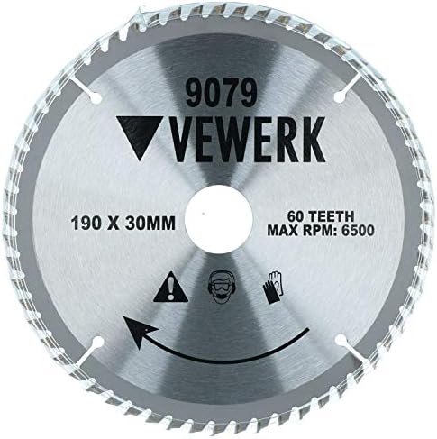 190 mm x 30 mm TCT Трионени дискове С твердосплавными топчета TCT 60 на Зъбите