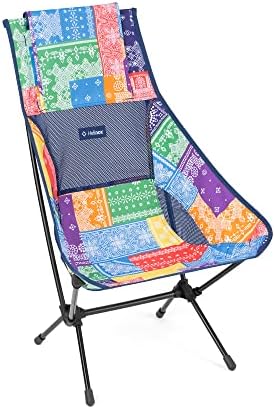 Helinox Chair Two Ultralight Сгъваеми Походный стол с Висока Облегалка, Розова Забрадка, с джобове